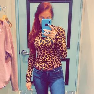 Leopard print Forever 21 shirt